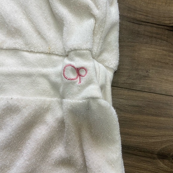 Y2K Sleeveless Hooded Dress in Soft White - Picture 3 of 5